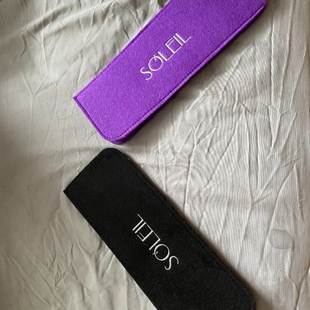 SOLEIL HEAT MAT-CASE FOR FLAT IRON-EASY TO CARRY-PROTECTION FROM WATER-BRAND NEW